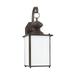 17 inch One Light Outdoor Dark Sky Wall Lantern-Antique Bronze Finish-Incandescent Lamping Type Bailey Street Home 73-Bel-983546