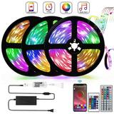 Rosnek LED Strip Lights RGB 5050 Music Control Flexible Ribbon DC 12V DIY Wifi Tape Diode Bedroom Decoration luces Led Light TV Party BackLight Luminous String LED Tape Lights