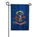 America Forever North Dakota State Flag 12.5 x 18 Inch Double Sided Outdoor Yard Decorative USA Vintage Wood State of North Dakota Garden Flag Made in the USA