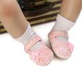 Newborn Baby Girls Princess Shoes Flats Infant Soft Sole Party Dance Shoes First Walkers 0-18M