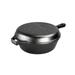 Lodge Cast Iron Cabin Combo Cooker Skillet Dutch Oven 3.2 Quart