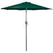 Northlight 9ft Outdoor Patio Market Umbrella with Hand Crank and Tilt Hunter Green
