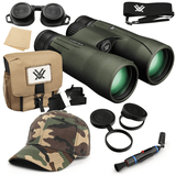 Vortex Optics Viper HD 10x50 Roof Prism Binocular V202 28.4 oz with CF Hat and Lens Cleaning Pen