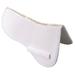 ECP Air Ride Shock Absorbing Half Saddle Pad - White