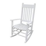 CLEARANCE! Finish Farmhouse Porch Rocker Outdoor Wood Rocking Chair Patio Lawn Garden Furniture