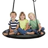 40 Circle Hammock Chair Swing Multi-seater Rainbow Platform Mat Indoor & Outdoor kids Round Hanging Sky Swing Rest Chair Park