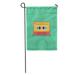 LADDKE Blue Mixtape of Retro Cassette in Bright Colours on Green Garden Flag Decorative Flag House Banner 28x40 inch