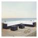 Biscayne 8 Person Outdoor Wicker Seating Set - White