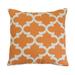 Majestic Home Goods Decorative Peach Trellis Extra Large Pillow