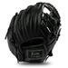 Franklin Sports Baseball Fielding Glove - Men s Adult and Youth Baseball Glove - CTZ5000 Black Cowhide Glove - 11.5 I-Web for Infielders