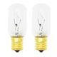 2-Pack Replacement Light Bulb for General Electric JVM1630BB005 Microwave - Compatible General Electric WB36X10003 Light Bulb
