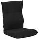 vidaXL Floor Chair Lounge Chair Chaise Lounge Folding Floor Lounger Fabric