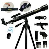 AstroLite 50AZ Refractor Telescope Carry Bag Bundleâ€“ 30X - 180X Magnification â€“ Bonus Smartphone Adapter 50mm Aperture 600mm Focal Length Telescope - Alt-AZ Gift Telescope for Beginners