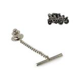 Antique Car Tie Tack - Silver