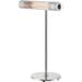 Infrared Patio Heater With Remote Control Free Standing 1500W 30-3/4 L