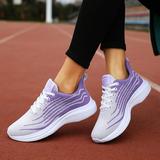 Women Shoes Ladies Casual Sneakers Breathable Non Slip Soft Sole Sneakers Mesh Sneakers Tennis Walking Breathable Sneakers Sneakers Purple 8