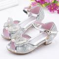 Kiplyki Children s Shoes Girls Fish Mouth Butterfly Pearl Rhinestone Crystal Princess Shoes Dance Shoes