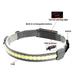 Bullpiano Headlamp Rechargeable Lightbar Headlamp Head Lamp to Wear Led Headlamp Flashlight Hard Hat Light Head Lamps Outdoor Led Rechargeable Headlamp Head Light Band Headlamps Head Lamp to Wear