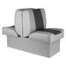 Wise 8WD707P-1-664 Deluxe Lounge Boat Seat Grey-Charcoal