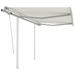 Manual Retractable Awning with Posts 9.8 x8.2