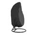 Patio Hanging Chair Cover Outdoor Egg Chair Cover Durable Waterproof Swing Chair Dust Cover Black S Size 115 * 190cm