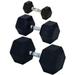 Champion Barbell Rubber Encased Solid Hex Dumbbell sold individually