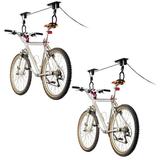 Apex BL-71122-2 Garage Bicycle Hoist Kit Fits 2 Bikes