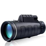 Toma 40X60 Monocular Telescope Pocket Telescope with Tripod Night Vision Monocular for Mobile Phone for Travel Camp