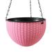 Fanvereka Household Hanging Flowerpot Woven Flower Basket with Removable Chain