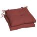 Better Homes & Gardens 18 x 19 Red Rectangle Outdoor Seat Cushion (2 Pack)