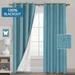 H.Versailtex 100% Blackout Curtains for Bedroom Living Room Grommet Window Curtain Panels 52 x 84 Teal 2 Panels