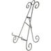 Bard s Scroll Antique Silver Collapsible Easel Stand 15 H x 11.5 W x 8.5 D (For 2.5 Deep Plates) Pack of 5