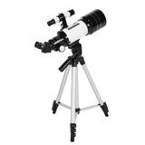 Aibecy 70mm Astronomical Telescope 150X High Power Monocular Telescope Refractor Spotting Scope with 5Ã—24 Finder Scope Tripod Moon Filter 3X Barlow Lens for Star Gazing Bird Watching Camping