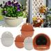 Travelwant Resin Wall Planter Wall Hanging Planter Flower Pots For Indoor Or Outdoor Fence Planters Self Watering Wall Planter That Are Easy To Hang Sun-resistant Wall Planters