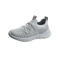 Ritualay Boys Running Shoes Tennis Sport Athletic Lightweight Fashion Sneakers(Little Kid/Big Kid) Grey 2.5Y