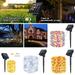 Solar Lights Outdoor 100 LED Solar String Lights Outdoor Waterproof 32.8FT Copper Wire 8 Modes Fairy Lights for Patio Garden Tree Party White