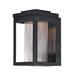 Salon LED 1-Light Outdoor Wall Black