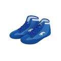 Zodanni Boys Anti Slip Round Toe Boxing Shoes Kids Gym Comfort Ankle Strap Combat Sneaker Fighting Sneakers Blue-1 3Y