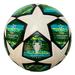 Tych3L Official Soccer Ball Size 5 in Green White.