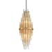 Corbett Theory 2-Lt Pendant Mini - Gold Leaf W/Polished Stainless - 238-41