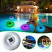 EQWLJWE Solar Swimming Pool Lamp LED Colorful Inflatable Swimming Pool Lamp Water Drift Garden Lawn Light Swimming Pool Diving Light Fish Tank Bathtub Light Landscape Light for Pool Party Decoration