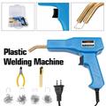 iMeshbean Hot Stapler Plastic Welding Car Bumper Repair Welder Gun Kit W/200 Staples Blue