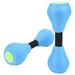 Swimming Fitness Dumbbell Lightweight And Waterproof Chemical Corrosion Resistance EVA Dumbbells For Indoor Seaside For Indoor Swimming Pool Blue