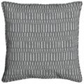 Better Homes & Gardens 20 x 20 Grey Dashed Polyester Outdoor Throw Pillow (1 Piece)