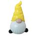 iOPQO Desktop Ornament Garden Gnomes Statue Dwarf Resin Statue Collectible Figurine Sculpture Miniature Lawn Patio Garden Gnome Decor Yellow Yellow