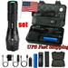 G700 Flashlight with 1AAA Battery and Charger 5 Modes 800 Lumens Portable Tactical Flashlights and Lanterns Outdoor Waterproof Zoomable for Camping Travel Emergencies
