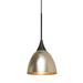 Besa Lighting - Divi-One Light Cord Pendant-3.38 Inches Wide by 2.63 Inches