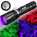 VASTFIRE Zoomable Green Red UV Flashlight Black Light Flashlight Pet Cat Dog Urine Detection Blood Tracking Light Tactical Torch Lamp