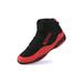 Crocowalk Boys Comfort Breathable High Top Boxing Shoes Training Lightweight Anti Slip Ankle Strap Fighting Sneakers Red 7.5