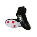 UKAP Unisex-child School Breathable Round Toe Wrestling Shoe Boys Sports Comfort Ankle Strap Boxing Shoes Anti Slip High Top Black-2 13c